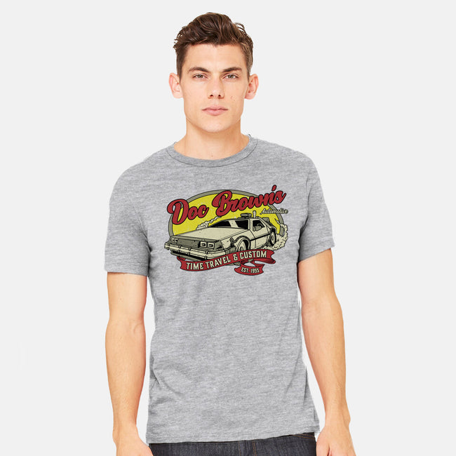 Doc's Automotive-Mens-Heavyweight-Tee-retrodivision