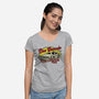 Doc's Automotive-Womens-V-Neck-Tee-retrodivision