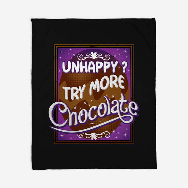 Try More Chocolate-None-Fleece-Blanket-daobiwan