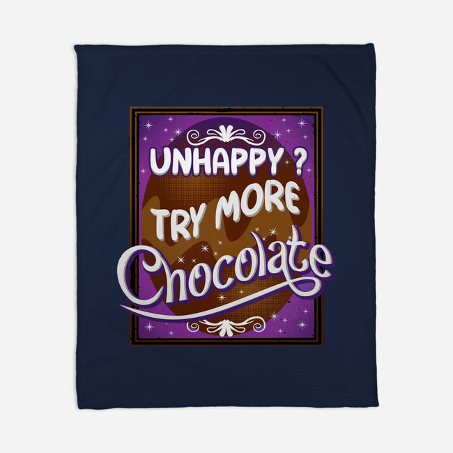 Try More Chocolate-None-Fleece-Blanket-daobiwan