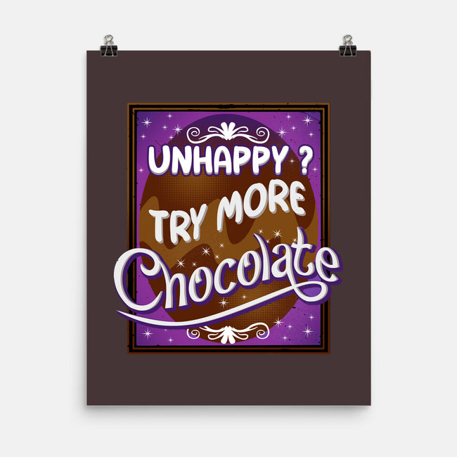 Try More Chocolate-None-Matte-Poster-daobiwan