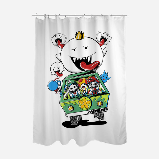 King Ghost After Mystery Van-None-Polyester-Shower Curtain-LtonStudio
