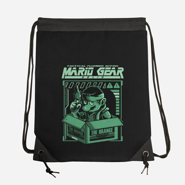 Solid Mario-None-Drawstring-Bag-arace