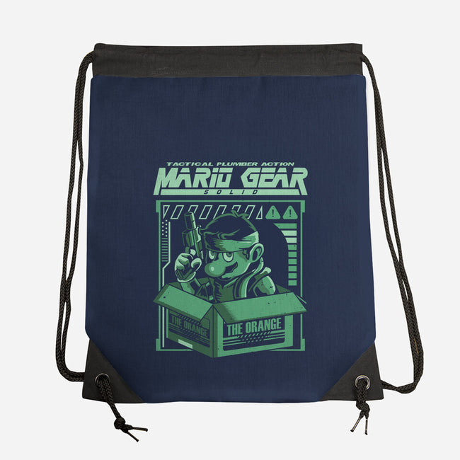 Solid Mario-None-Drawstring-Bag-arace