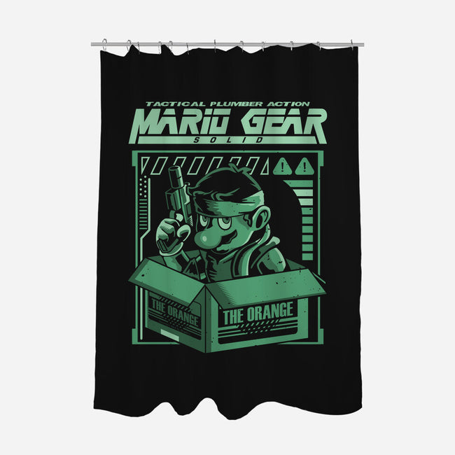 Solid Mario-None-Polyester-Shower Curtain-arace