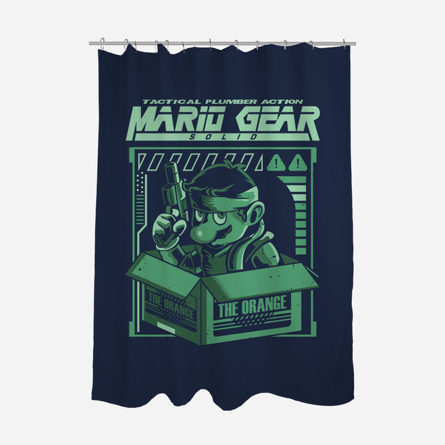 Solid Mario-None-Polyester-Shower Curtain-arace