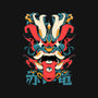 Oni Dragon-None-Removable Cover-Throw Pillow-Kabuto Studio