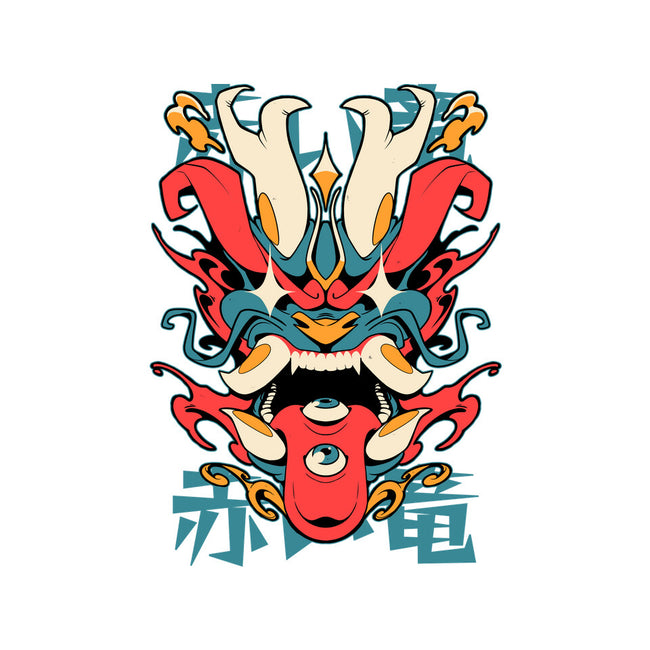 Oni Dragon-None-Glossy-Sticker-Kabuto Studio