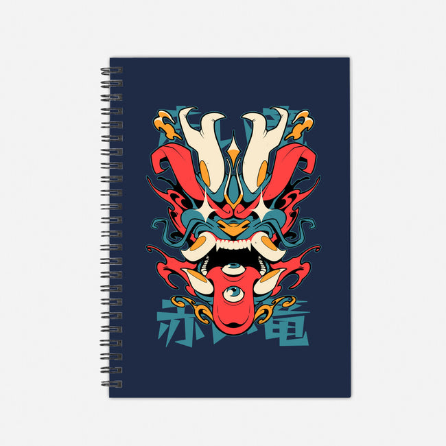 Oni Dragon-None-Dot Grid-Notebook-Kabuto Studio