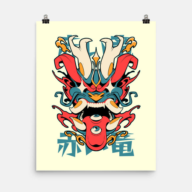 Oni Dragon-None-Matte-Poster-Kabuto Studio