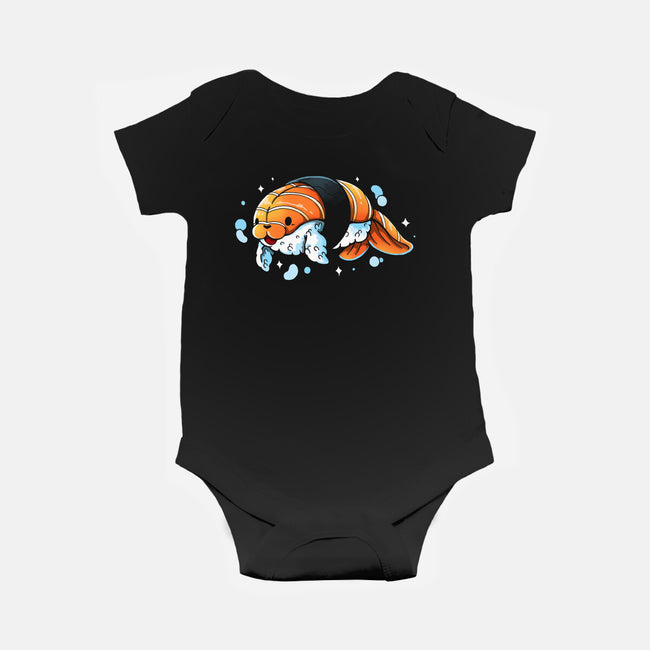 Sushi Seal-Baby-Basic-Onesie-Vallina84