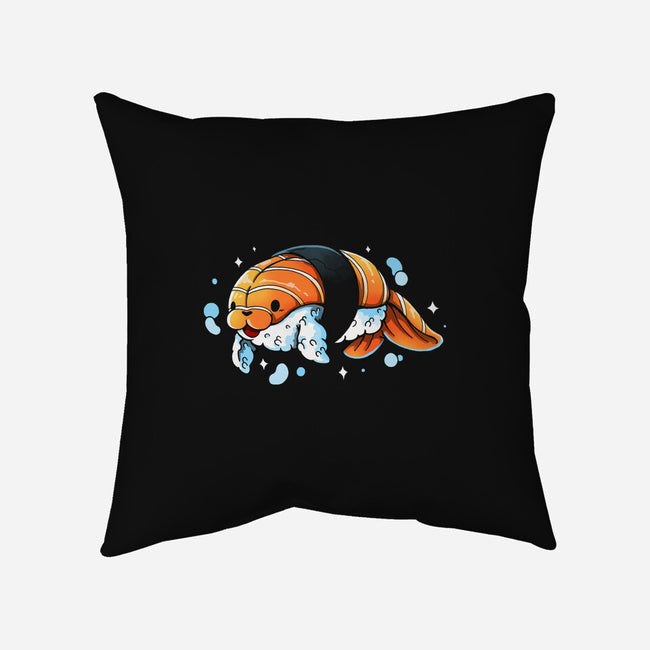 Sushi Seal-None-Removable Cover-Throw Pillow-Vallina84