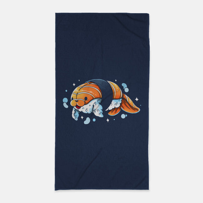 Sushi Seal-None-Beach-Towel-Vallina84