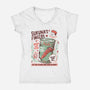 Cursed Meal-Womens-V-Neck-Tee-giovanagiberti