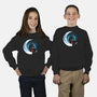 Red Wolf Moon-Youth-Crew Neck-Sweatshirt-Vallina84