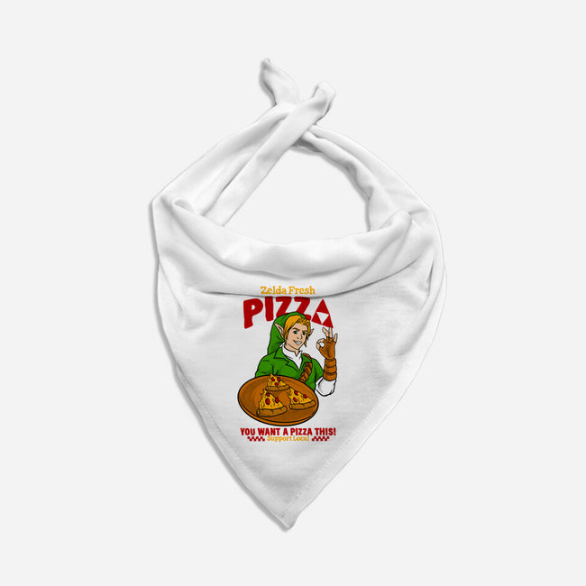 Fresh Pizza-Cat-Bandana-Pet Collar-spoilerinc