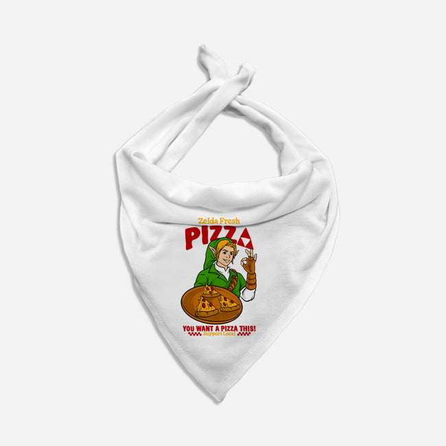 Fresh Pizza-Dog-Bandana-Pet Collar-spoilerinc
