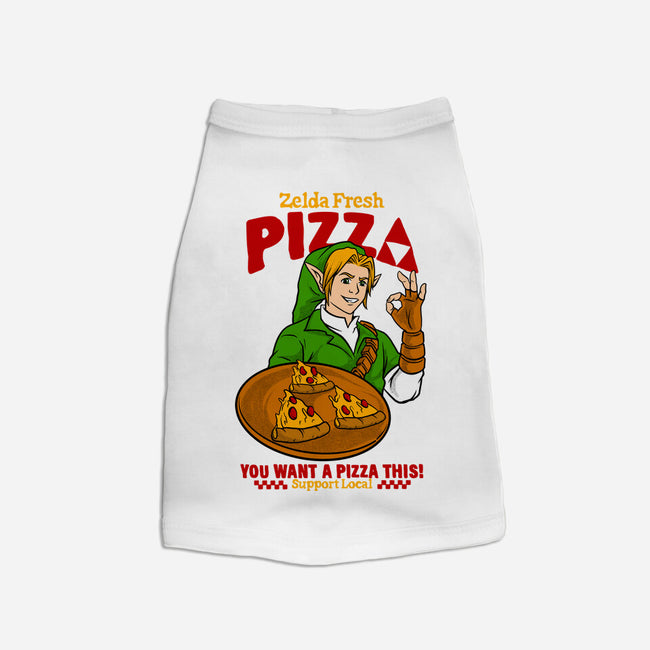 Fresh Pizza-Dog-Basic-Pet Tank-spoilerinc