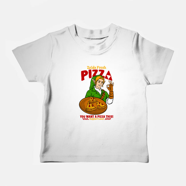 Fresh Pizza-Baby-Basic-Tee-spoilerinc