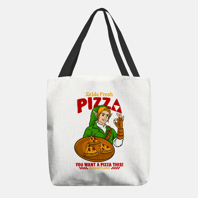 Fresh Pizza-None-Basic Tote-Bag-spoilerinc