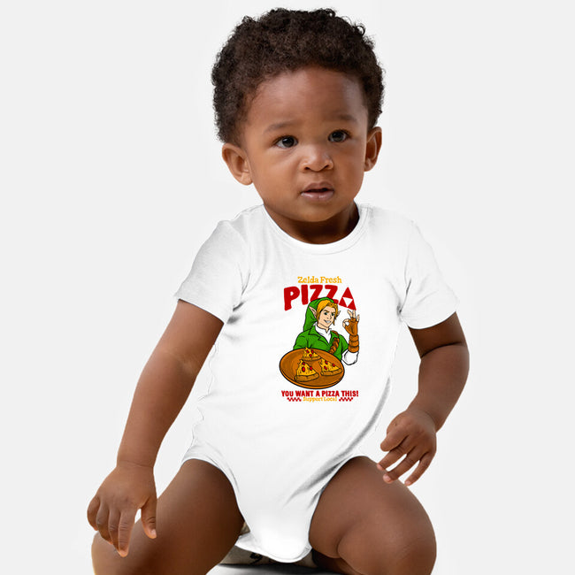 Fresh Pizza-Baby-Basic-Onesie-spoilerinc