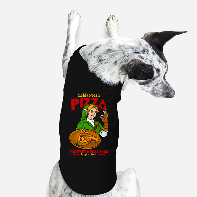 Fresh Pizza-Dog-Basic-Pet Tank-spoilerinc