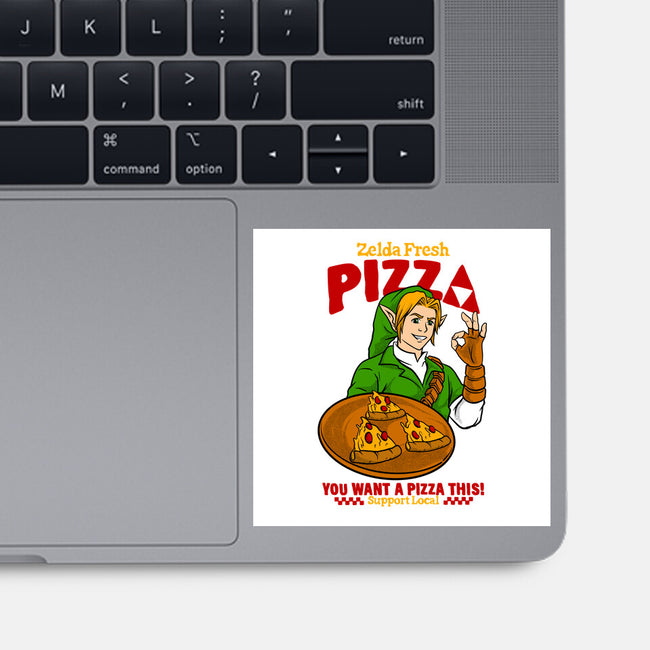 Fresh Pizza-None-Glossy-Sticker-spoilerinc