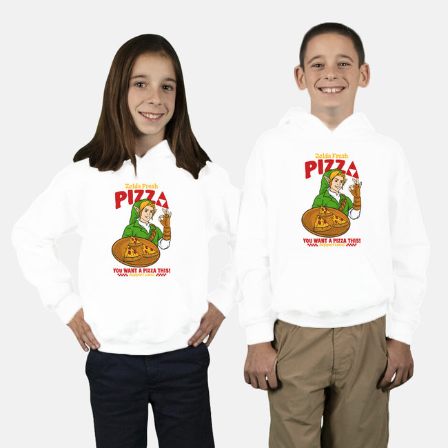 Fresh Pizza-Youth-Pullover-Sweatshirt-spoilerinc