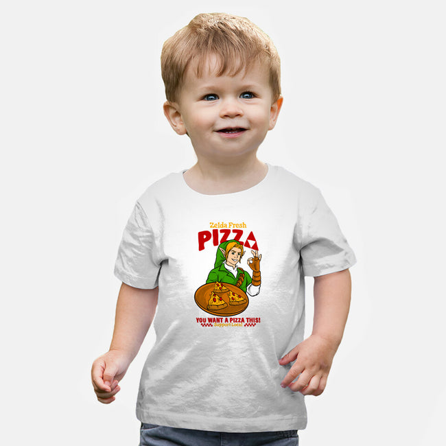 Fresh Pizza-Baby-Basic-Tee-spoilerinc