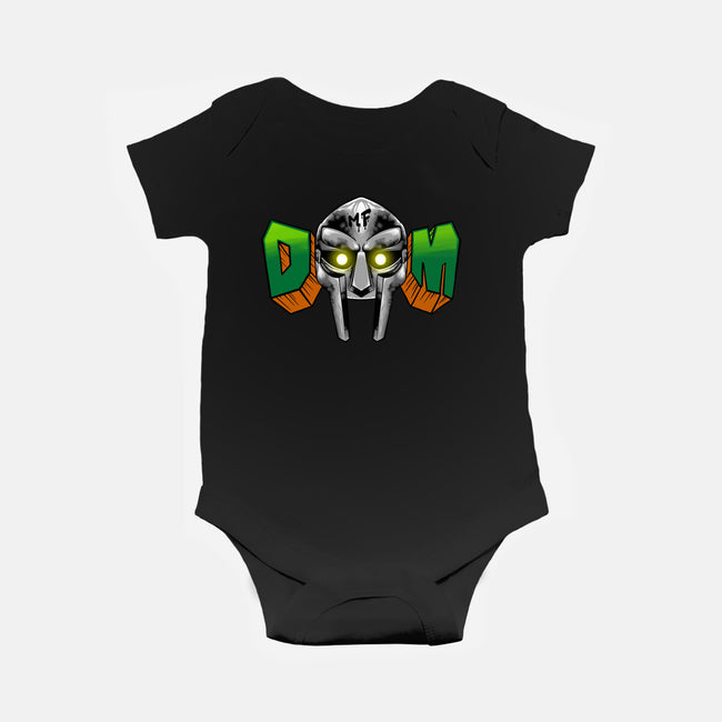 Doom Mask-Baby-Basic-Onesie-spoilerinc