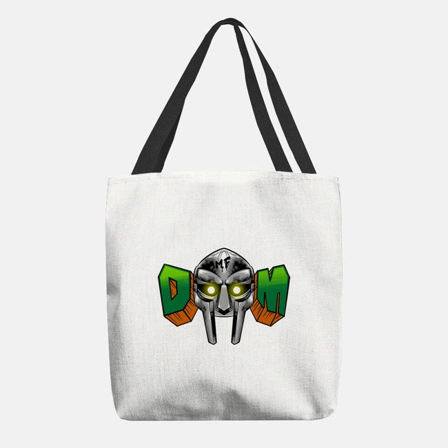 Doom Mask-None-Basic Tote-Bag-spoilerinc