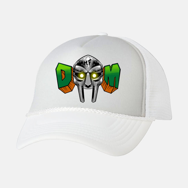 Doom Mask-Unisex-Trucker-Hat-spoilerinc