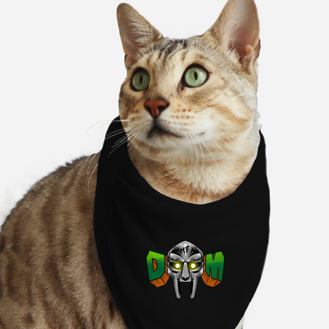 Doom Mask-Cat-Bandana-Pet Collar-spoilerinc