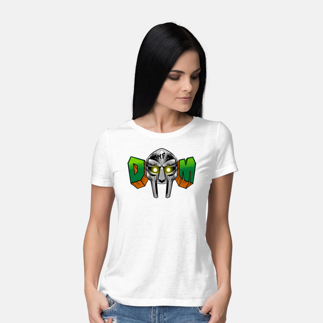 Doom Mask-Womens-Basic-Tee-spoilerinc