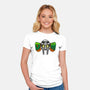 Doom Mask-Womens-Fitted-Tee-spoilerinc