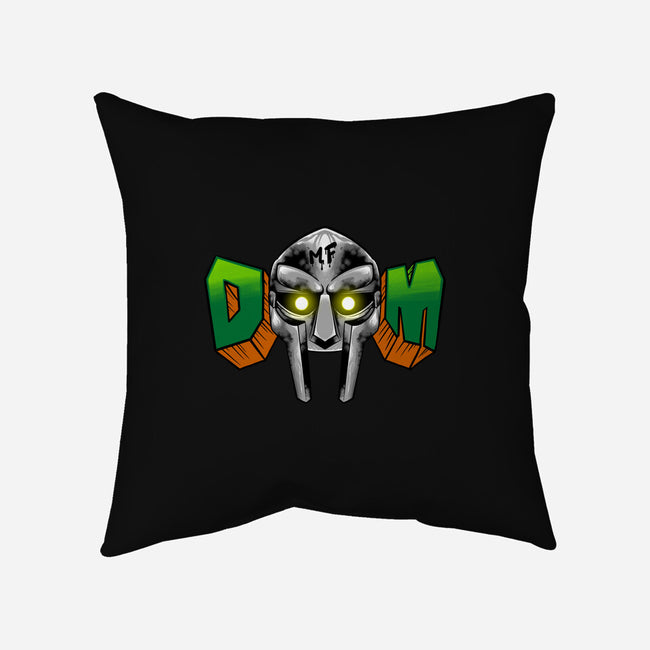 Doom Mask-None-Non-Removable Cover w Insert-Throw Pillow-spoilerinc