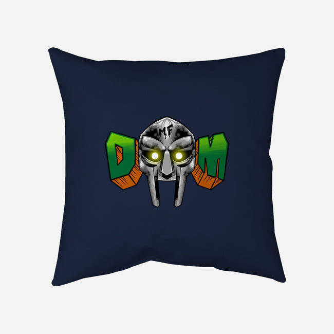 Doom Mask-None-Non-Removable Cover w Insert-Throw Pillow-spoilerinc