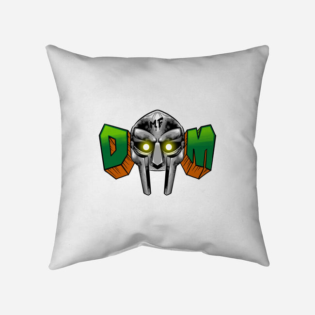 Doom Mask-None-Non-Removable Cover w Insert-Throw Pillow-spoilerinc