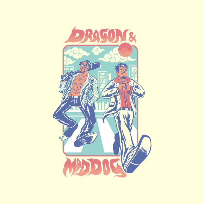 Dragon And Mad Dog-Unisex-Kitchen-Apron-Henrique Torres