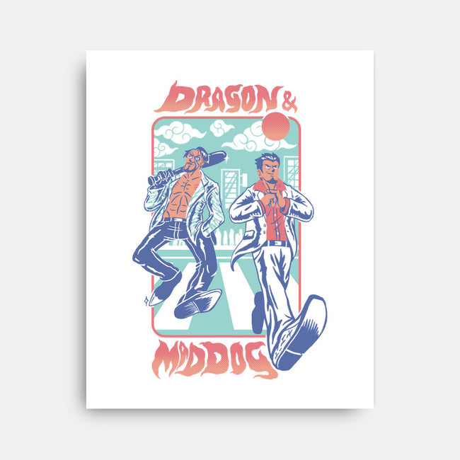 Dragon And Mad Dog-None-Stretched-Canvas-Henrique Torres