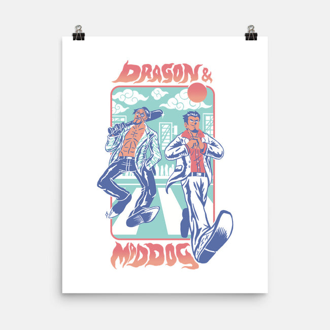 Dragon And Mad Dog-None-Matte-Poster-Henrique Torres