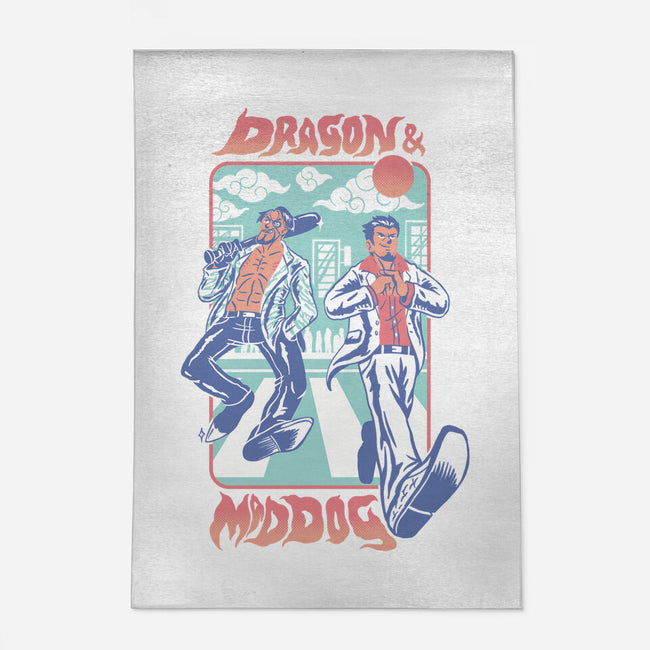 Dragon And Mad Dog-None-Indoor-Rug-Henrique Torres