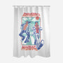 Dragon And Mad Dog-None-Polyester-Shower Curtain-Henrique Torres