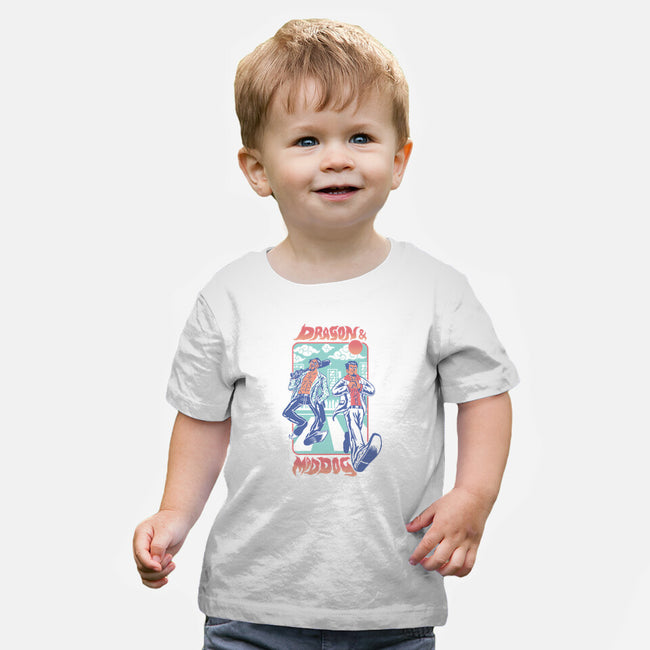 Dragon And Mad Dog-Baby-Basic-Tee-Henrique Torres