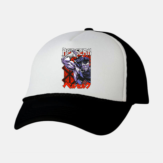 Black Swordsman Saga-Unisex-Trucker-Hat-Planet of Tees