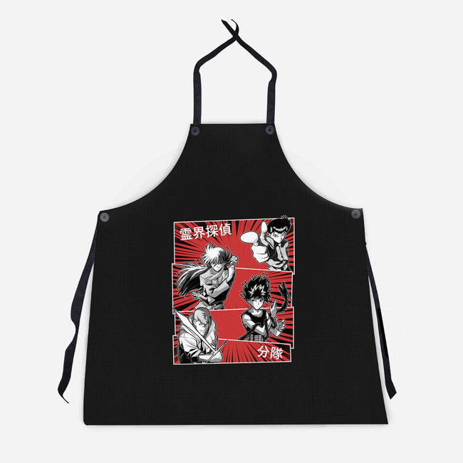 Spirit World Detectives-Unisex-Kitchen-Apron-Astrobot Invention