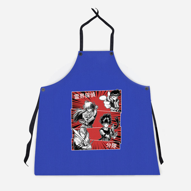 Spirit World Detectives-Unisex-Kitchen-Apron-Astrobot Invention