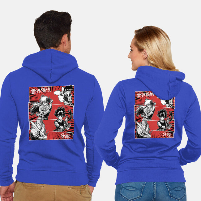 Spirit World Detectives-Unisex-Zip-Up-Sweatshirt-Astrobot Invention