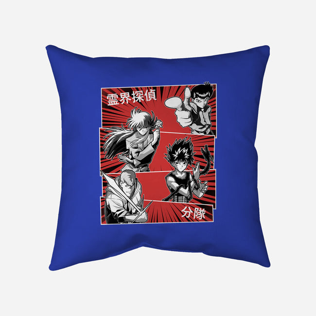 Spirit World Detectives-None-Non-Removable Cover w Insert-Throw Pillow-Astrobot Invention