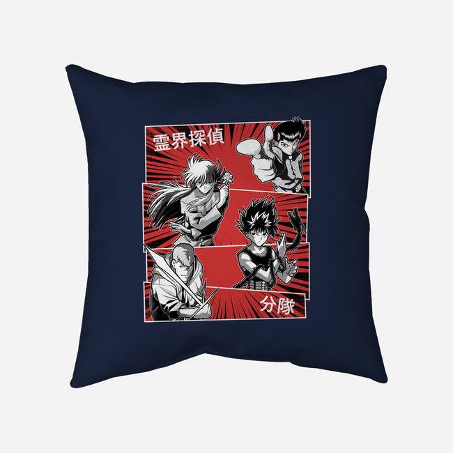 Spirit World Detectives-None-Removable Cover-Throw Pillow-Astrobot Invention